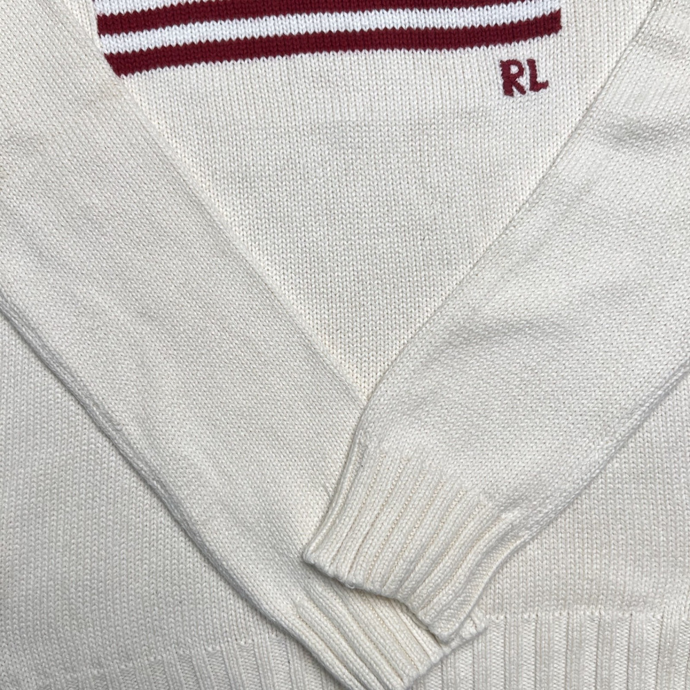 Polo Ralph Lauren American Flag Sweater USA Knit Crewneck Size XS - Picture 4 of 11